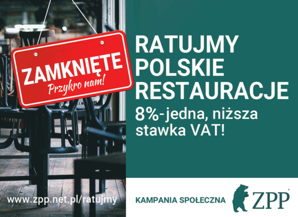 ZPP: Ratujmy polskie restauracje