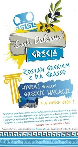 Wielkie, greckie wakacje z Da Grasso