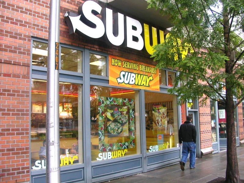 Sprzedaż sieci SUBWAY wzrosła w ubiegłym roku o 17%