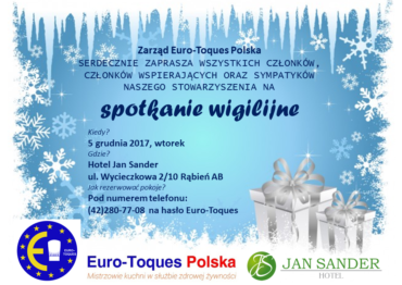 Spotkanie wigilijne Euro-Toques Polska