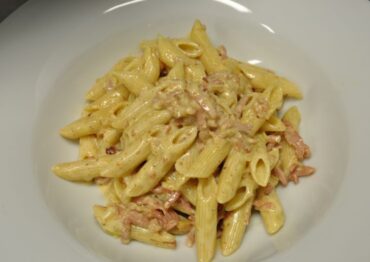 Penne carbonara