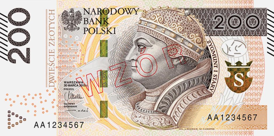 Nowy banknot 200 zł już w obiegu