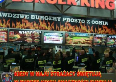 Dzień Strażaka w Burger King