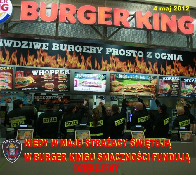 Dzień Strażaka w Burger King