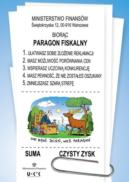 Ruszyła  akcja “Weź paragon”