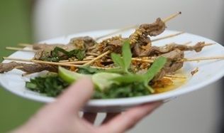 Satay beef – azjatycki szaszłyk wołowy