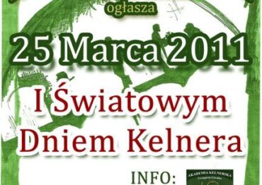 I Światowy Dzień Kelnera –  25.03.