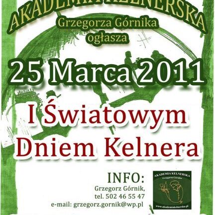 I Światowy Dzień Kelnera -  25.03.