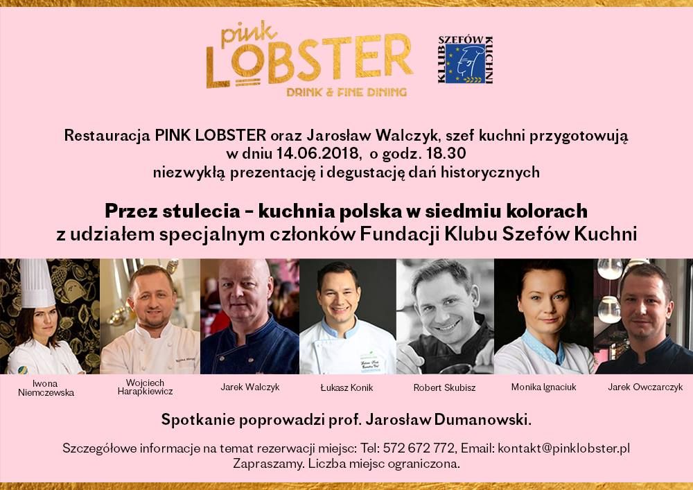 Przez stulecia – kuchnia polska w siedmiu kolorach w Pink Lobster