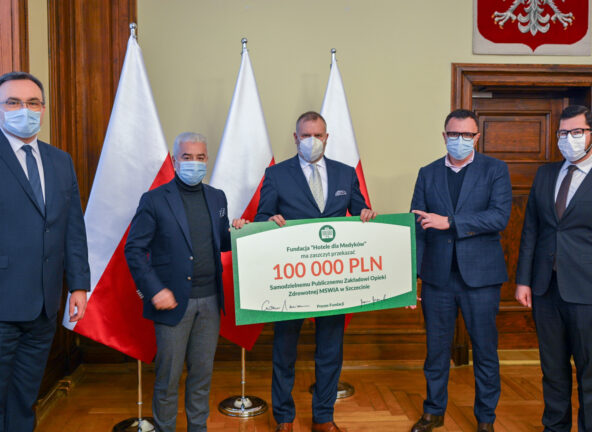 Fundacja „Hotele dla Medyków” wspiera szpital MSWiA w Szczecinie