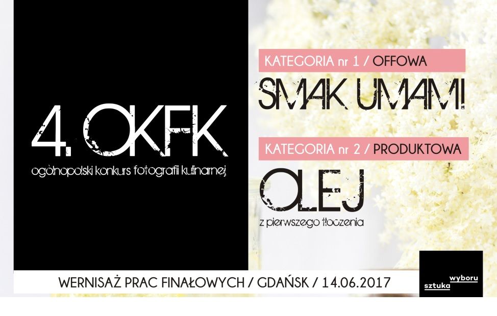 4. Ogólnopolski Konkurs Fotografii Kulinarnej – zgłoszenia do 21 maja