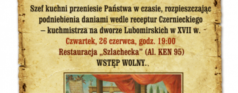 Powrót do źródeł z „Compendium ferculorum…”