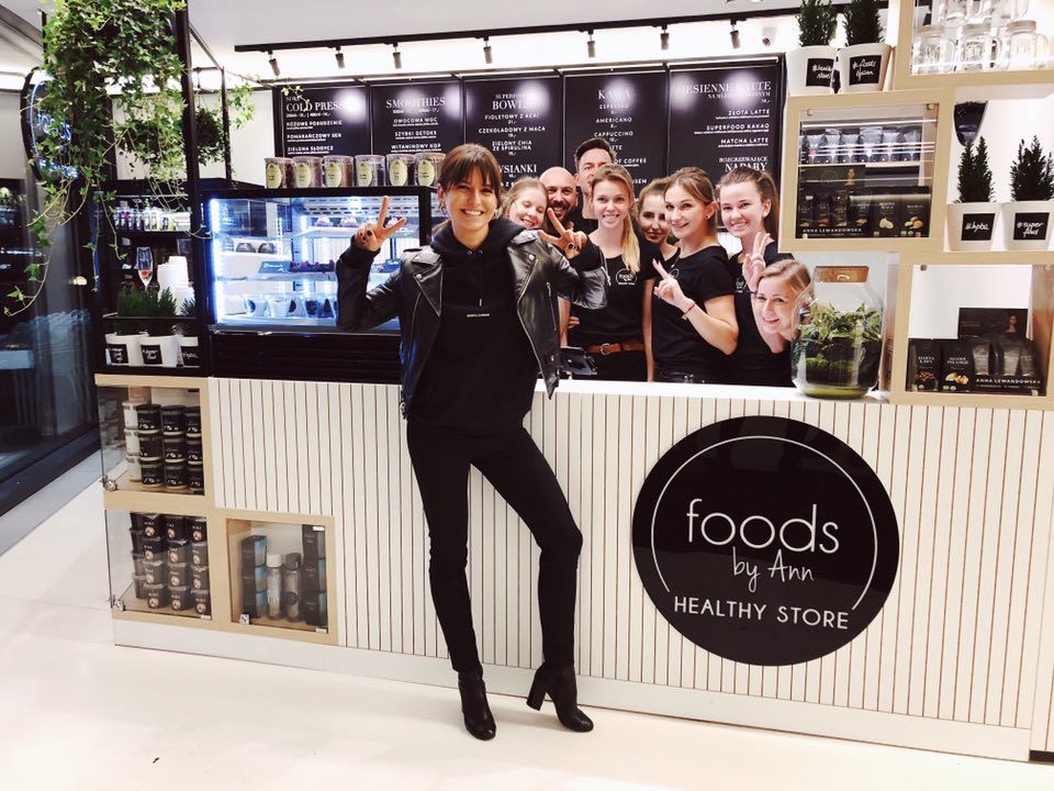 Anna Lewandowska otworzyła kawiarnię Healthy Store by Ann