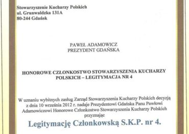 Restauratorzy i SKP godnie pożegnali Prezydenta Gdańska Pawła Adamowicza