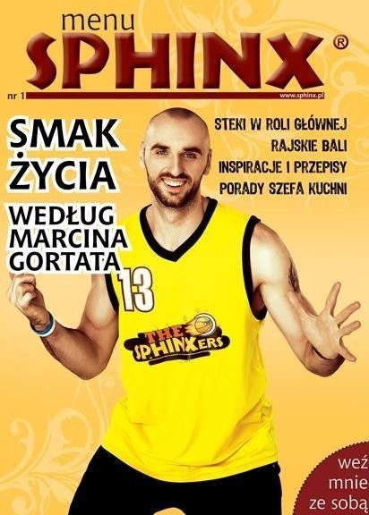 Gortat w menu na wynos w restauracjach Sphinx