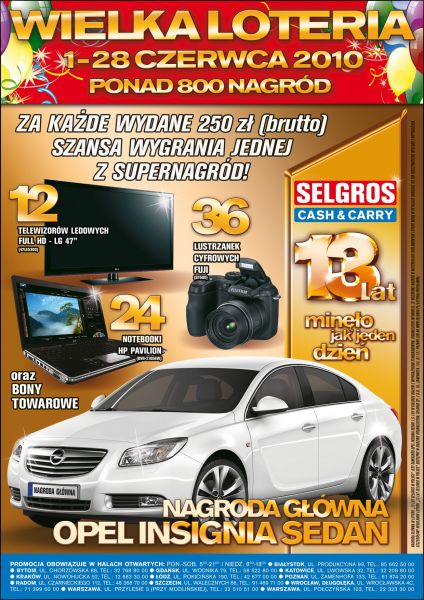 Selgros Cash&Carry – 13 urodziny