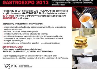 17.  edycja targów Gastroexpo