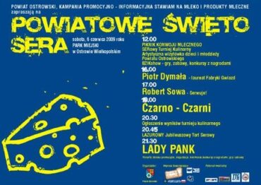 Robert Sowa na Powiatowym Święcie Sera