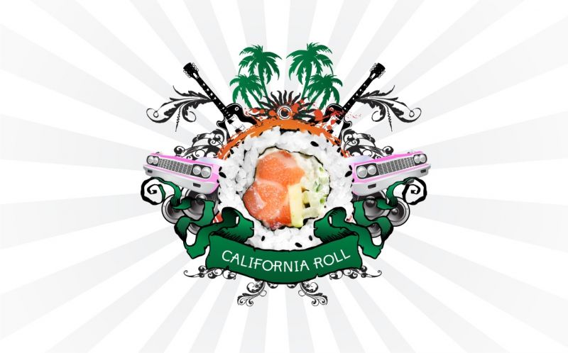 California Roll w Roller Sushi