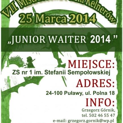 Mistrzostwa Polski 'Junior Waiter 2014