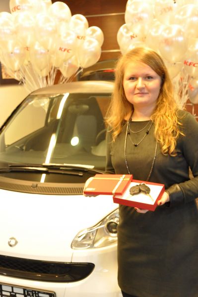 Smart auto od KFC już w rękach laureatki konkursu