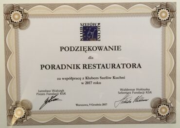 Klub Szefów Kuchni –  spotkanie wigilijne