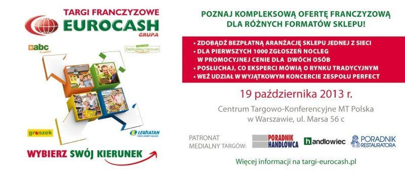 Już jutro targi franczyzowe Grupy Eurocash