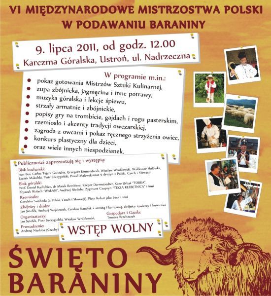 Święto Baraniny ? Ustroń 2011 –  lista uczestników