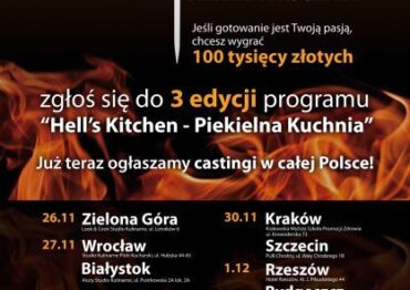 Castingi do 3. edycji Hell’s Kitchen