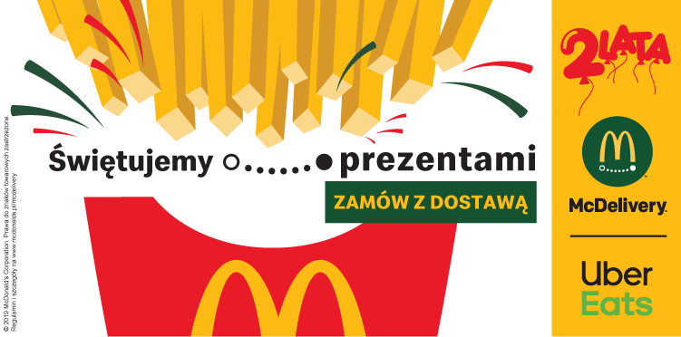 McDonald’s świetuje drugie urodziny McDelivery