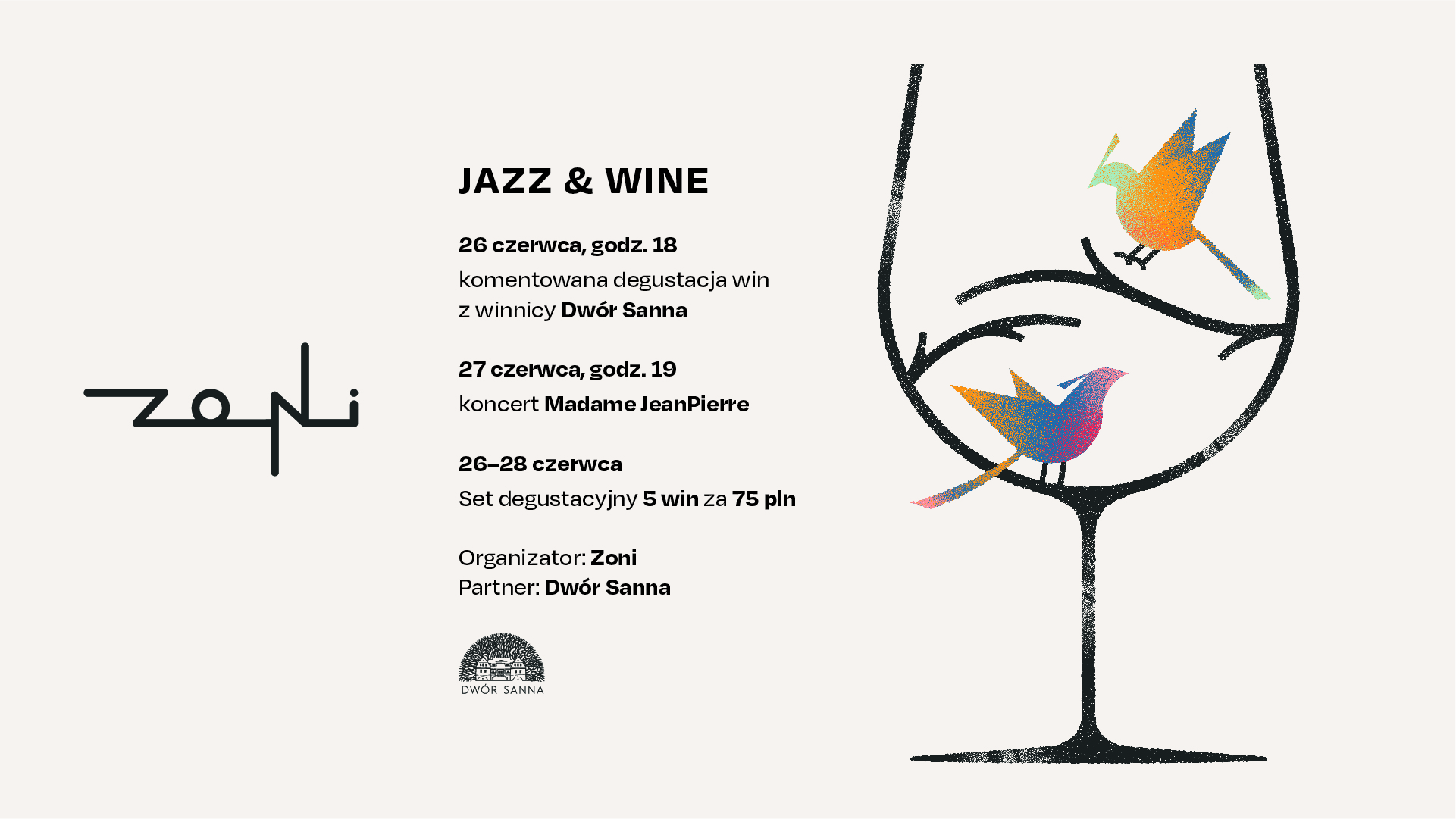 Jazz & Wine w Zoni