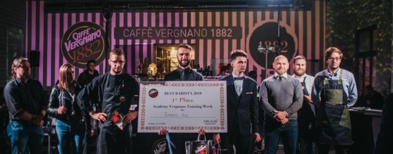Krakowianin z tytułem Vergnano Best Barista 2018