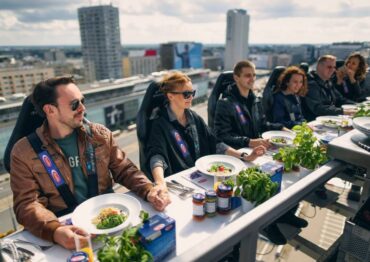 PODNIEBNY LUNCH BARILLA IN THE SKY W WARSZAWIE