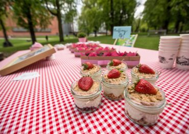 Przerwa na przekąskę w parku, czyli #break