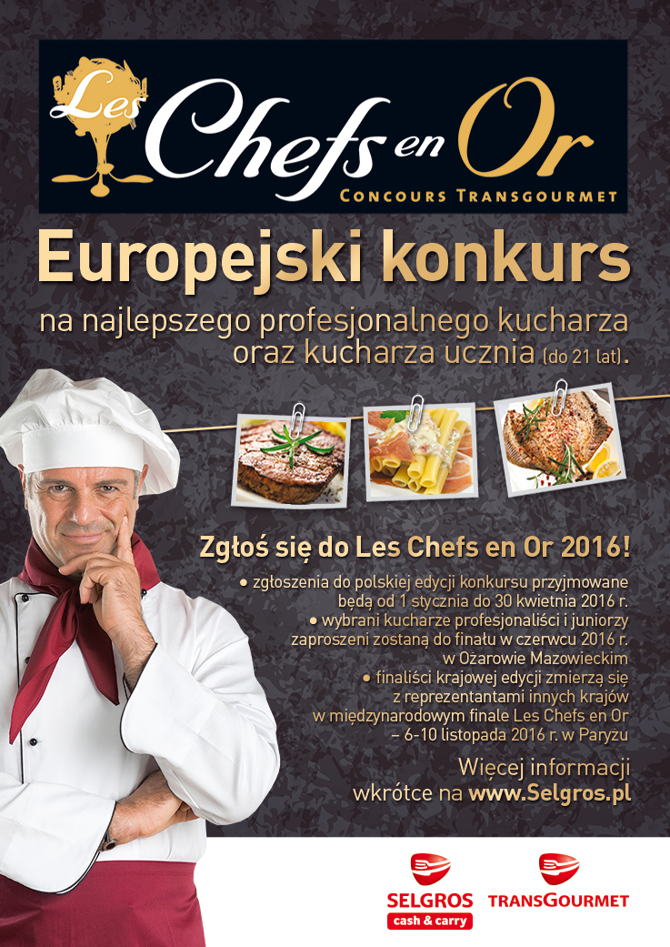 II edycja konkursu Les Chefs en Or 2016 – finał krajowy