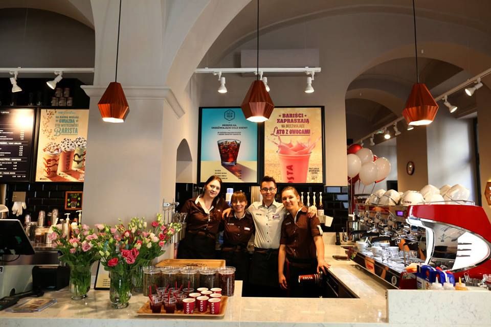 Costa Coffee na ul. Szewskiej w Krakowie