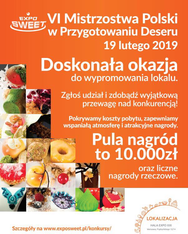 Mistrzostwa Polski w Przygotowaniu Deseru – zgłoszenia do 31 grudnia