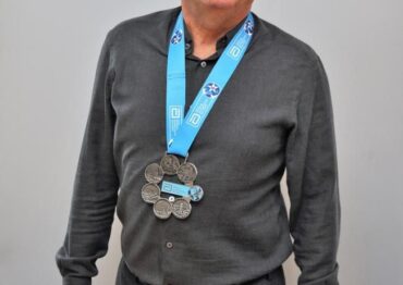 Wydawca Wiesław Generalczyk uhonorowany w styczniu 2019 r. medalem za ukończenie World Marathon Majors