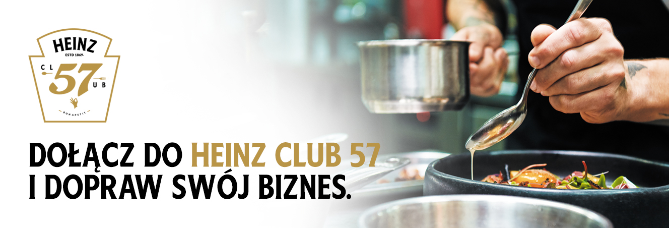 Heinz stworzył platformę wsparcia dla gastronomii  – ruszył program lojalnościowy Club 57