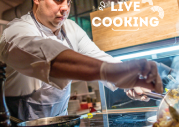 Gotowanie i muzyka na żywo – live cooking w Concordia Design