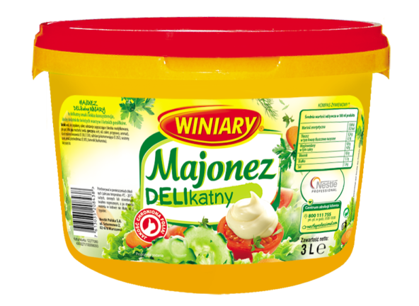 Majonez DELIkatny marki Winiary 3 l