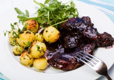 Polędwica wołowa z octem balsamicznym