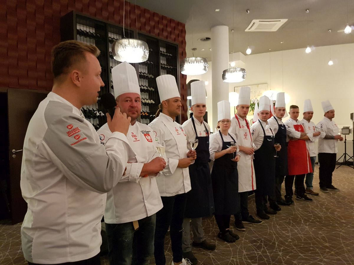 Reprezentacja polskich kucharzy na Kulinarnej Olimpiadzie