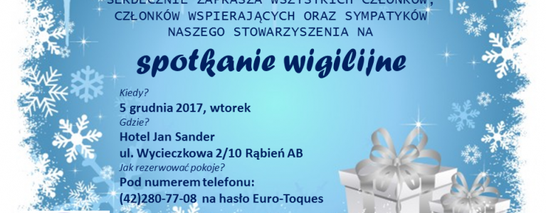 Spotkanie wigilijne Euro-Toques Polska