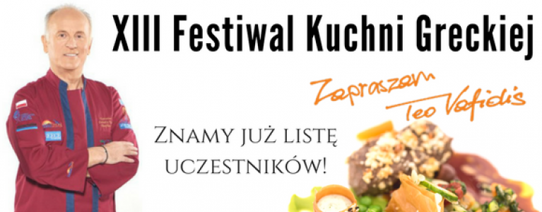 Lista uczestników Festiwal Kuchni Greckiej