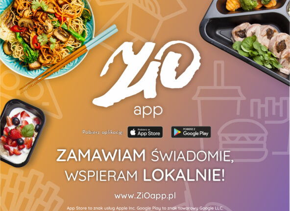 ZiO app - nowa aplikacja do zamawiania jedzenia na wynos