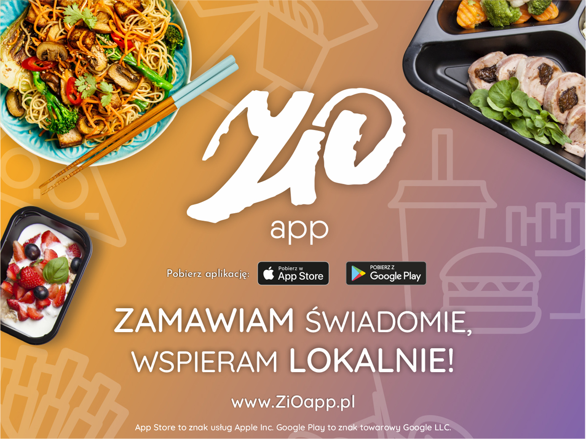 ZiO app – nowa aplikacja do zamawiania jedzenia na wynos