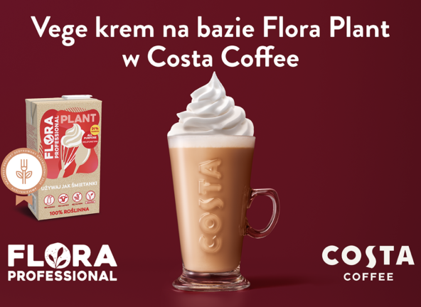 Produkty Upfield Professional na stałe w sieci kawiarni Costa Coffee w Polsce