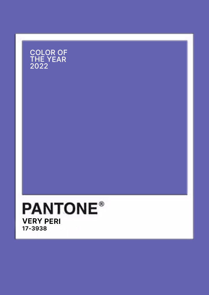 Kolor roku 2022 wg Pantone Very Peri niebieski wpadający w fiolet
