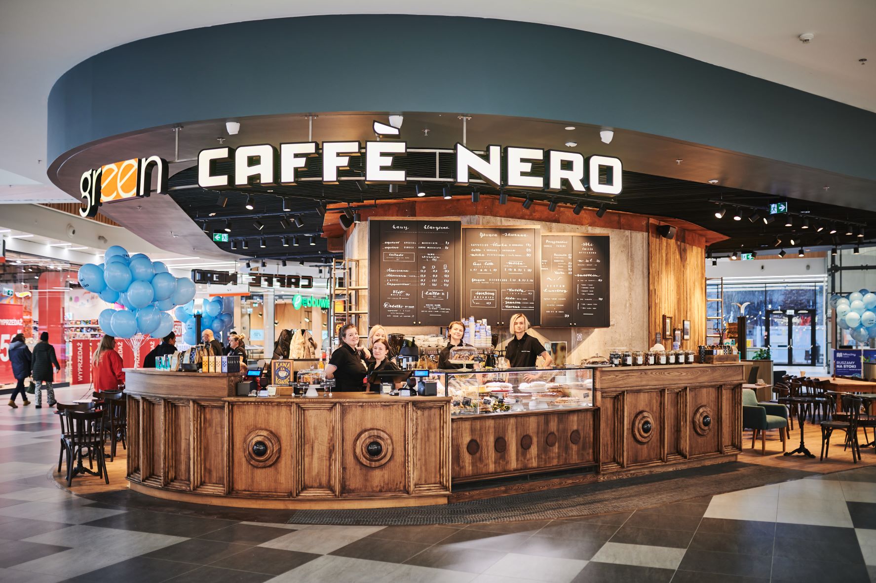 Green Caffè Nero: Sześć nowych kawiarni na dobry początek roku